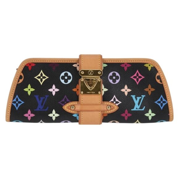 LOUIS VUITTON Monogram Multicolor Shirley Shoulder Bag Black M40050 Auth 121182V - Picture 10 of 15